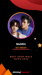 NoMin Best Kpop Male Ships 2022 Shining Awards