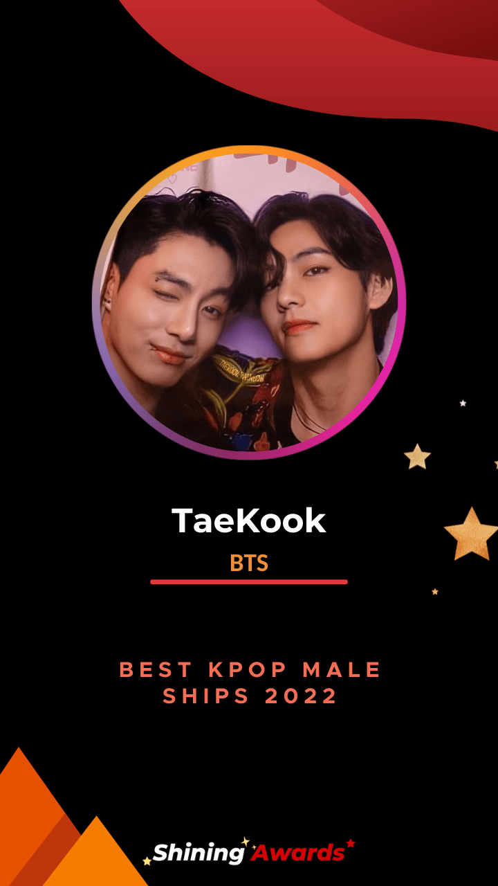 TaeKook Best Kpop Male Ships 2022 Shining Awards