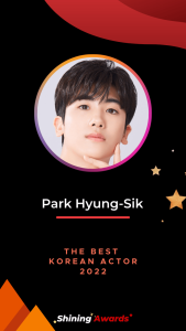 Park Hyung Sik The Best Korean Actor 2022 Shining Awards