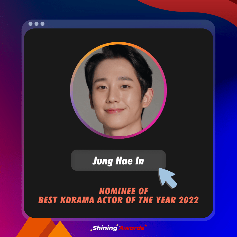 Jung Hae Best KDrama Actor of The Year 2022 Shining Awards