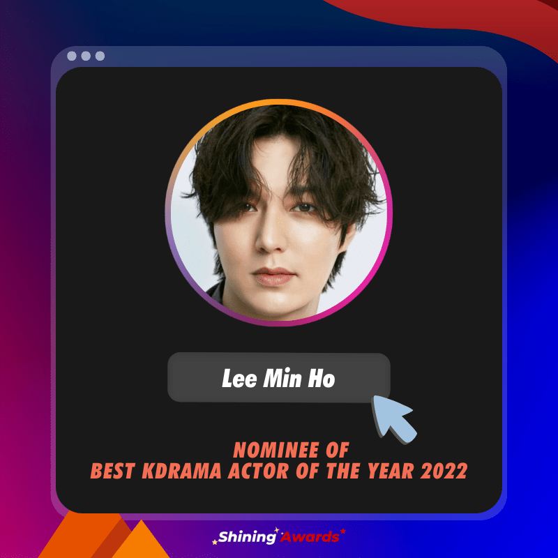 Lee Min Ho Best KDrama Actor of The Year 2022 Shining Awards