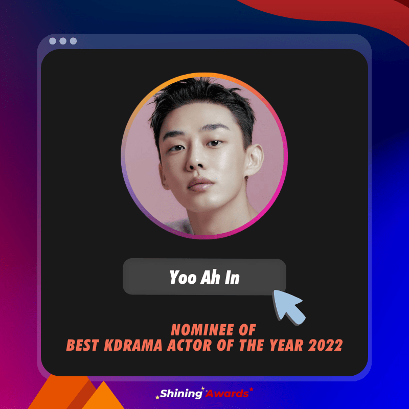 Yoo Ah In Best KDrama Actor of The Year 2022 Shining Awards