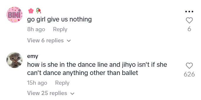 Third-Generation Main Dancer Faces Harsh Backlash Over "Lazy" Performance 4 Mina performance criticism