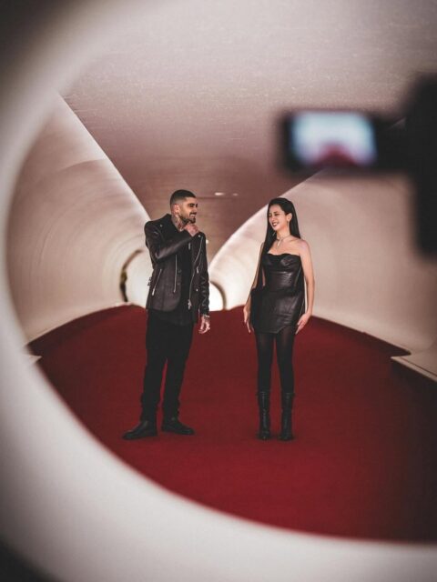 Behind the scenes of "Eyes Closed" by Zayn and Jisoo | @zayn/Instagram