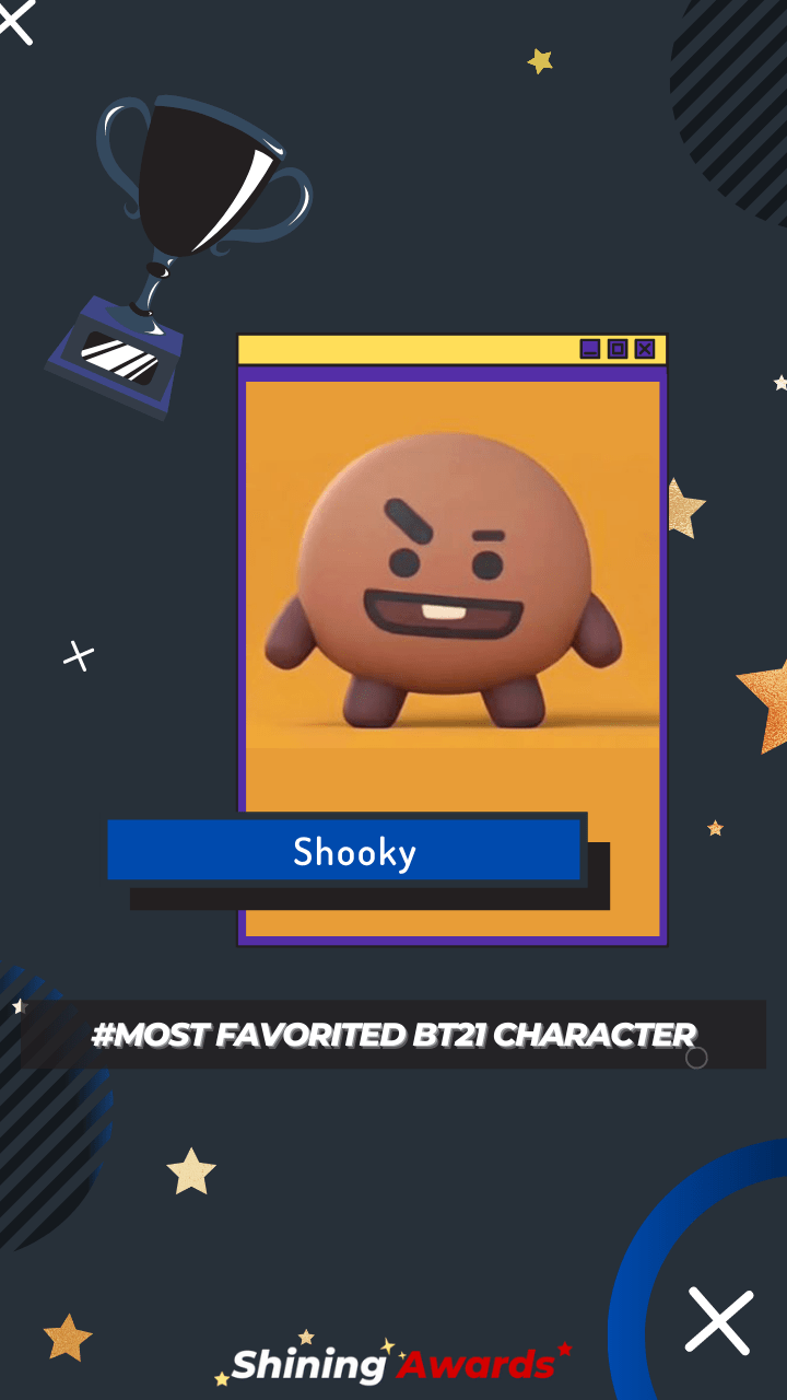 Shooky Most Favorited BT21 Character