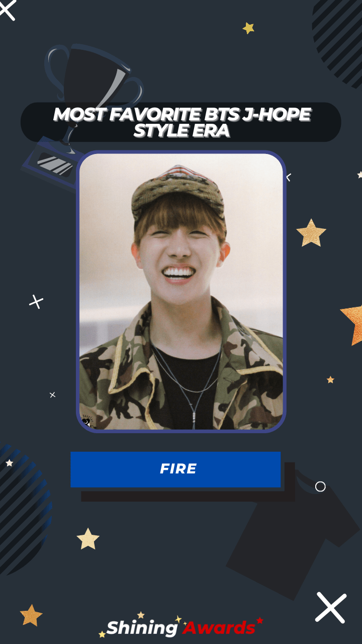 FIRE Most Favorite BTS J-Hope Style Era