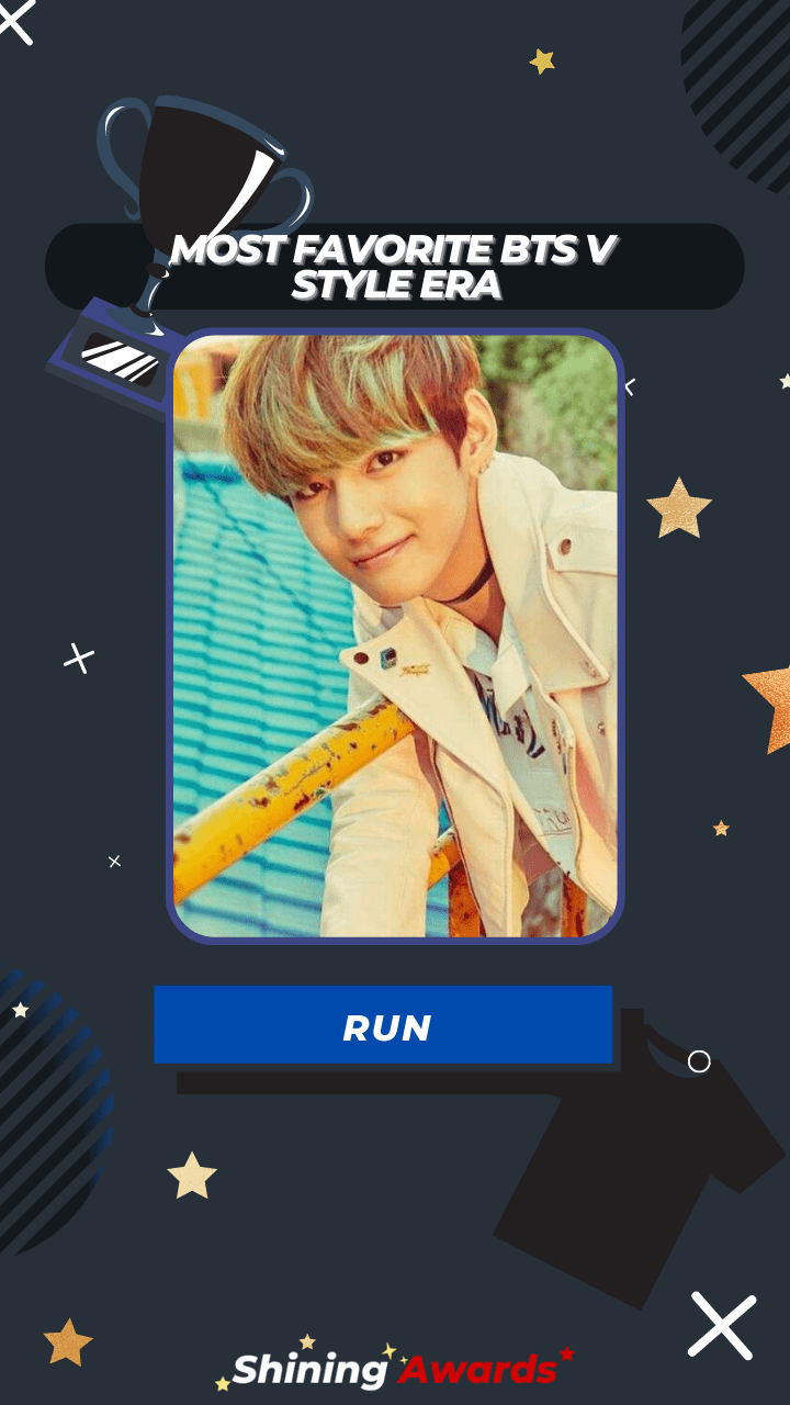 RUN Most Favorite BTS V Style Era