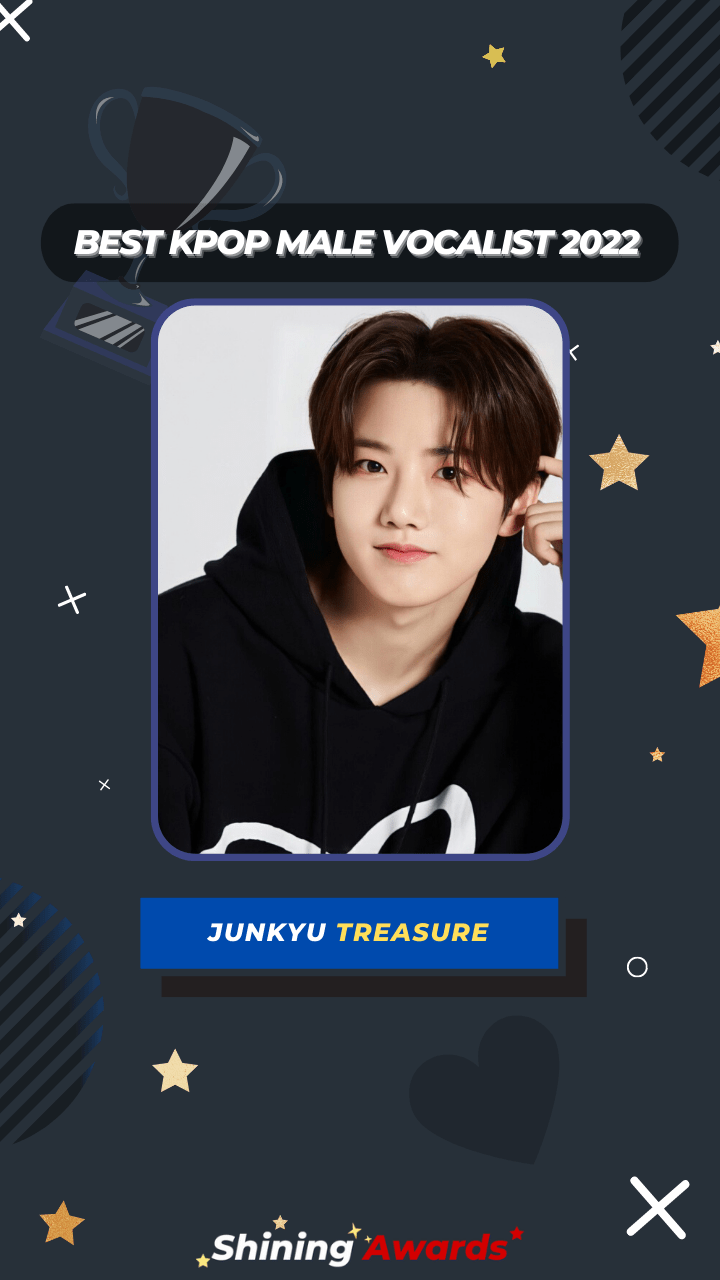 Junkyu TREASURE Best Kpop Male Vocalist 2022