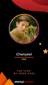 Chanyeol The King of Kpop 2022 Shining Awards
