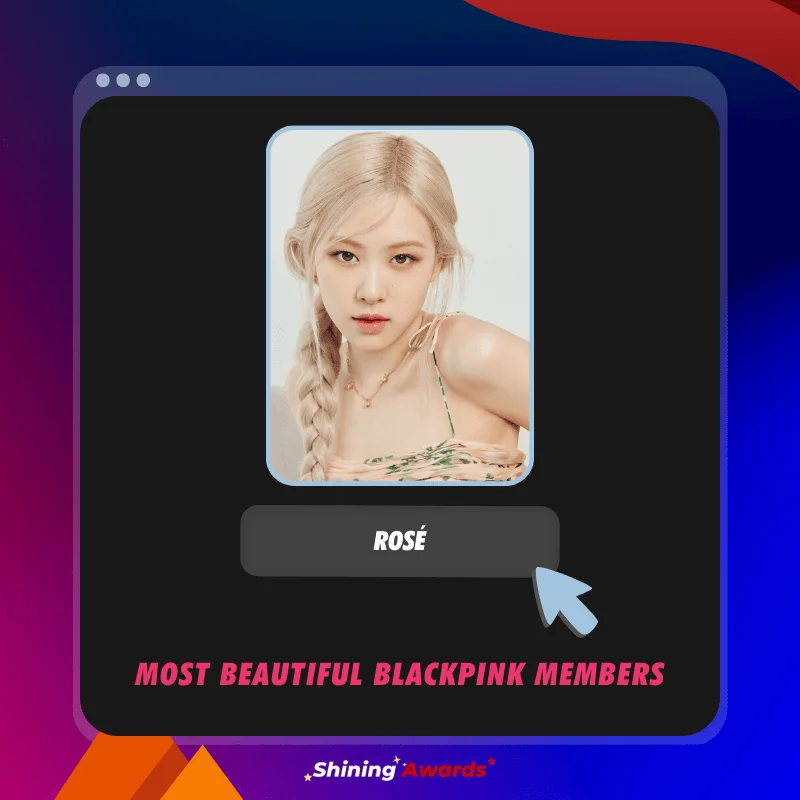 ROSE Most Beautiful BLACKPINK Members Shining Awards
