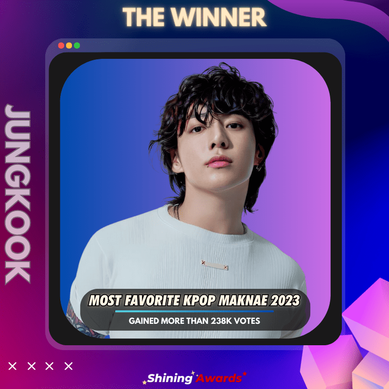 Jungkook Most Favorite Kpop Maknae 2023 Shining Awards