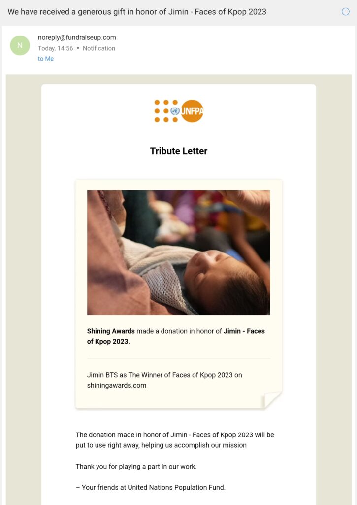 Faces of Kpop 2023 28 Tribute Letter Jimin Faces of Kpop 2023