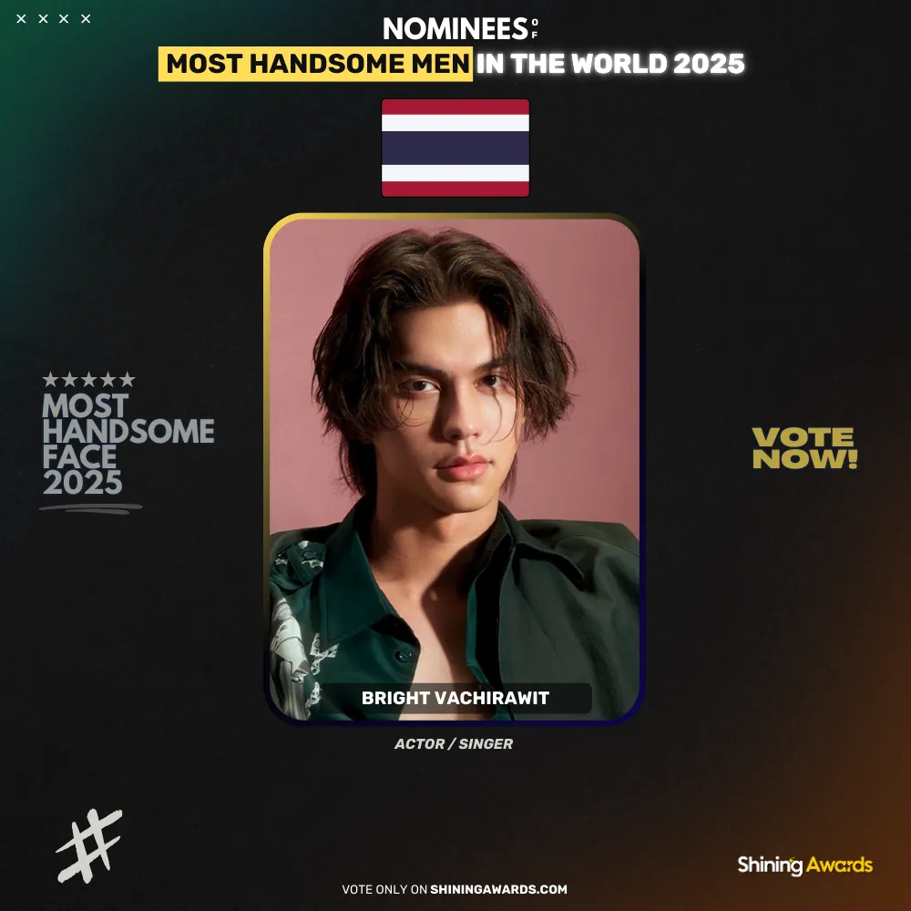 Bright Vachirawit Most Handsome Men In The World 2025