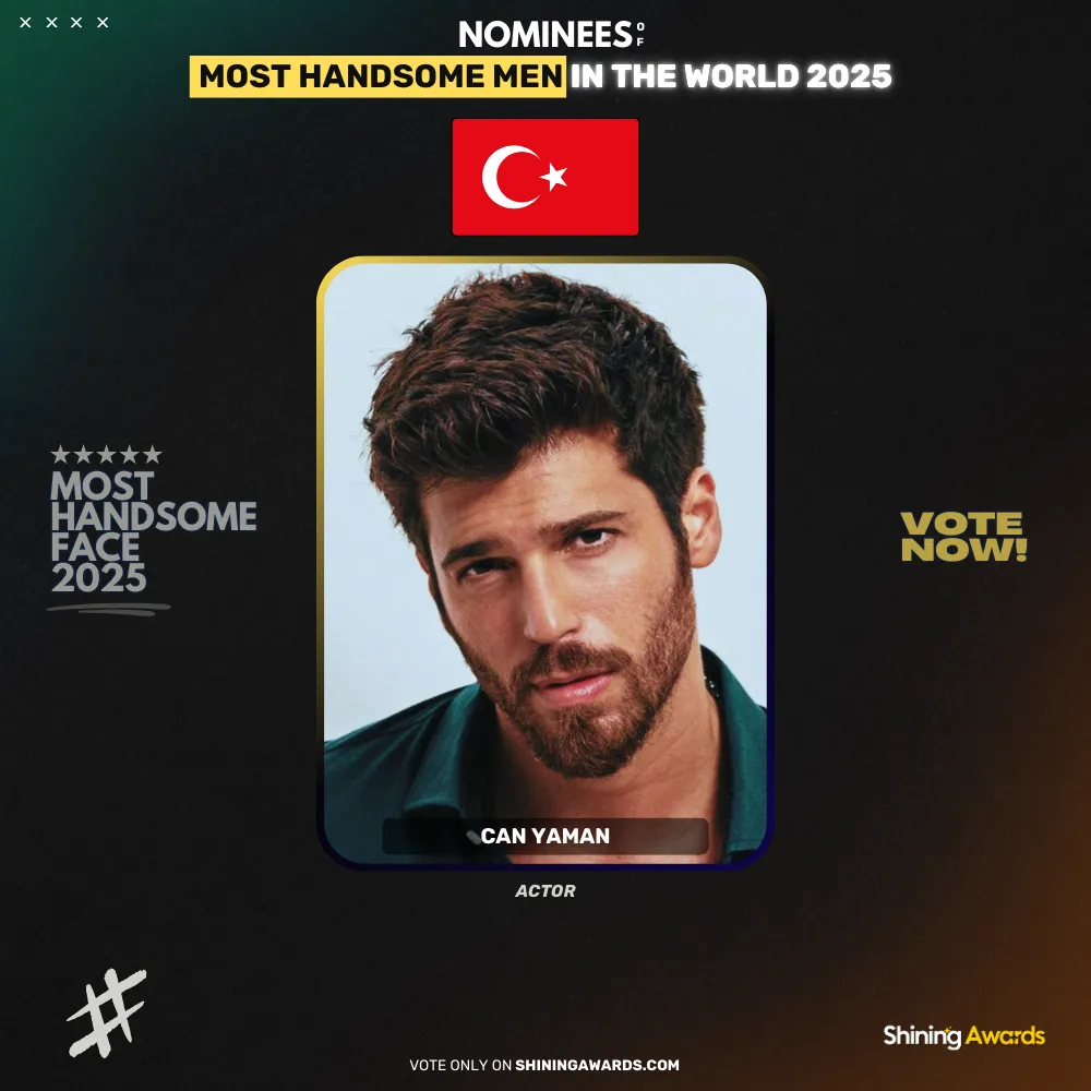 Can Yaman Most Handsome Men In The World 2025