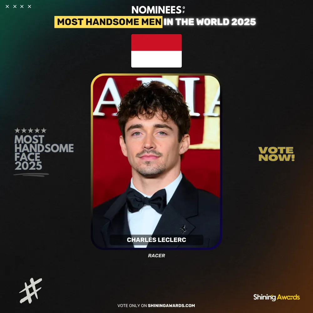 Charles Leclerc Most Handsome Men In The World 2025
