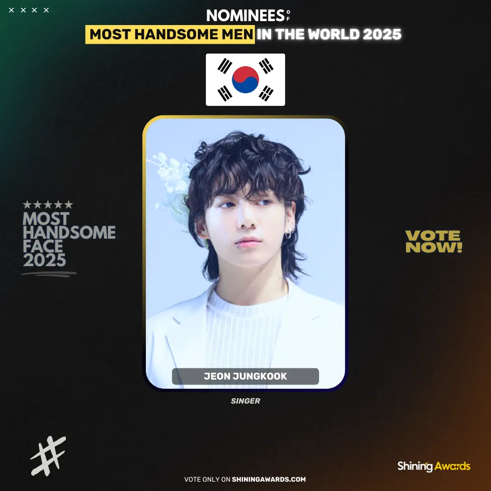 Jeon Jungkook Most Handsome Men In The World 2025