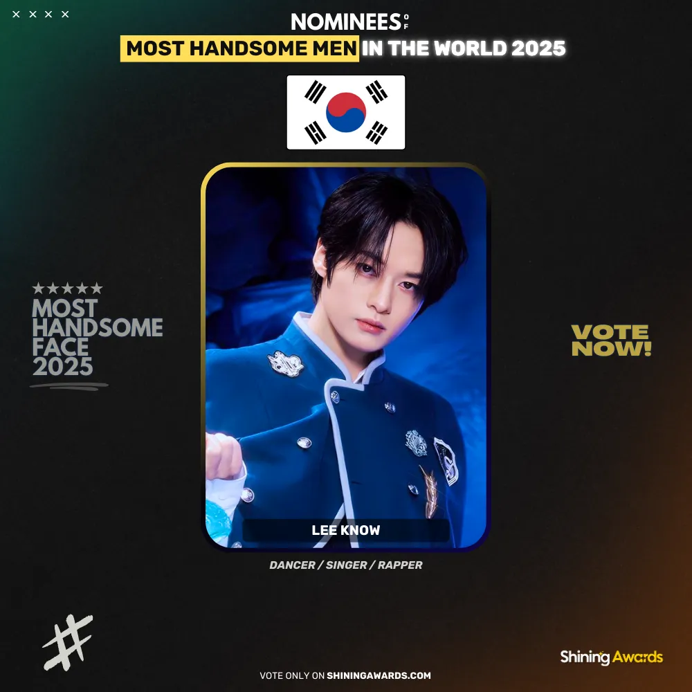 Lee Know Most Handsome Men In The World 2025