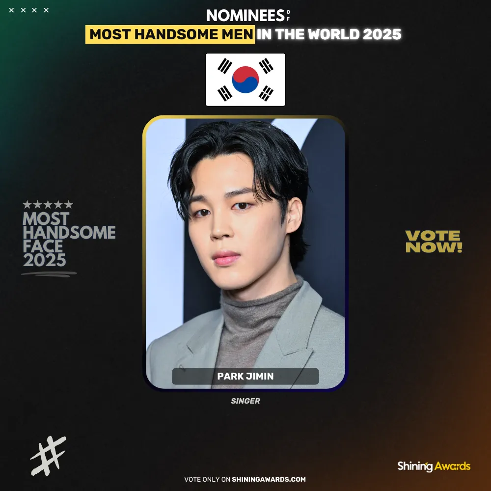 Park Jimin Most Handsome Men In The World 2025