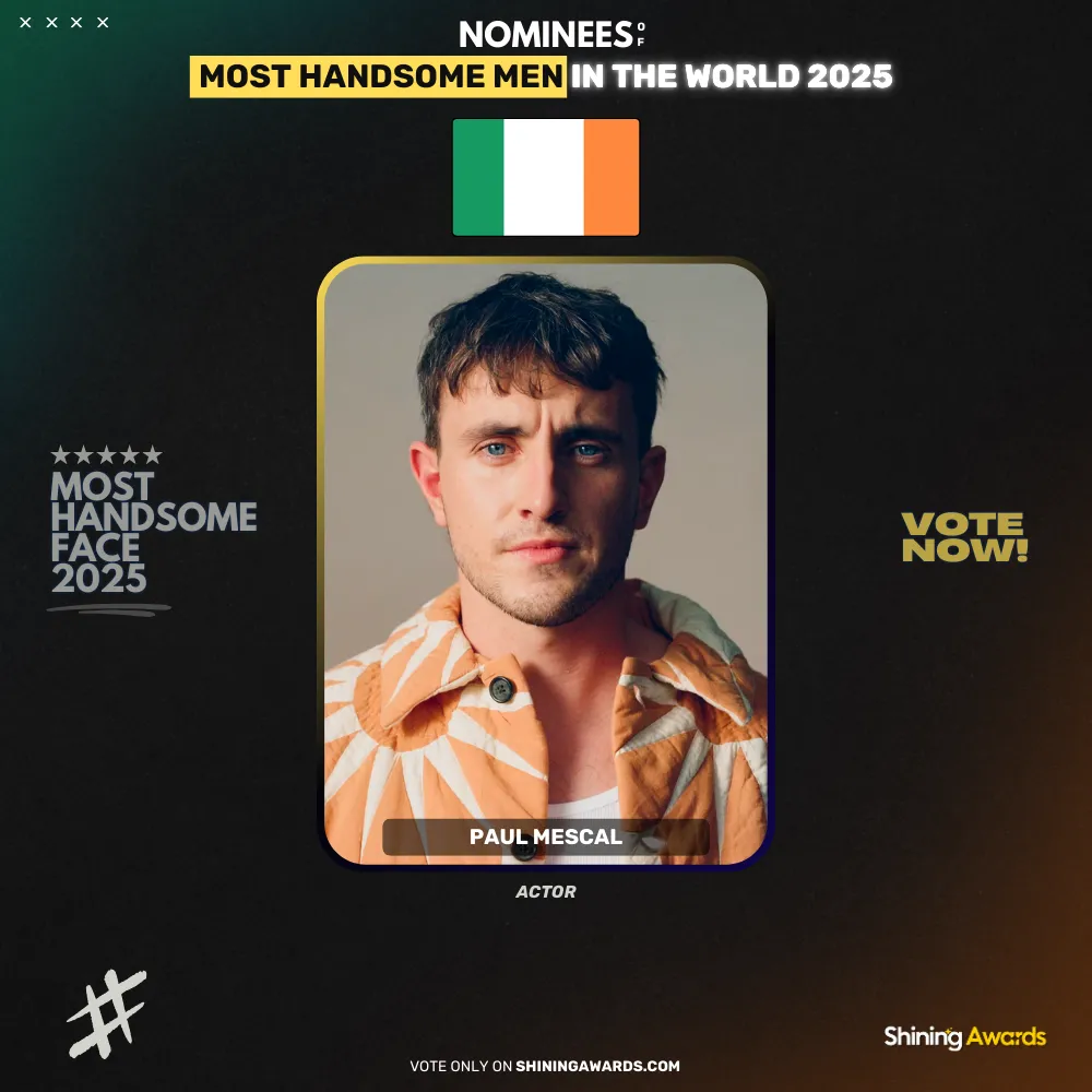 Paul Mescal Most Handsome Men In The World 2025