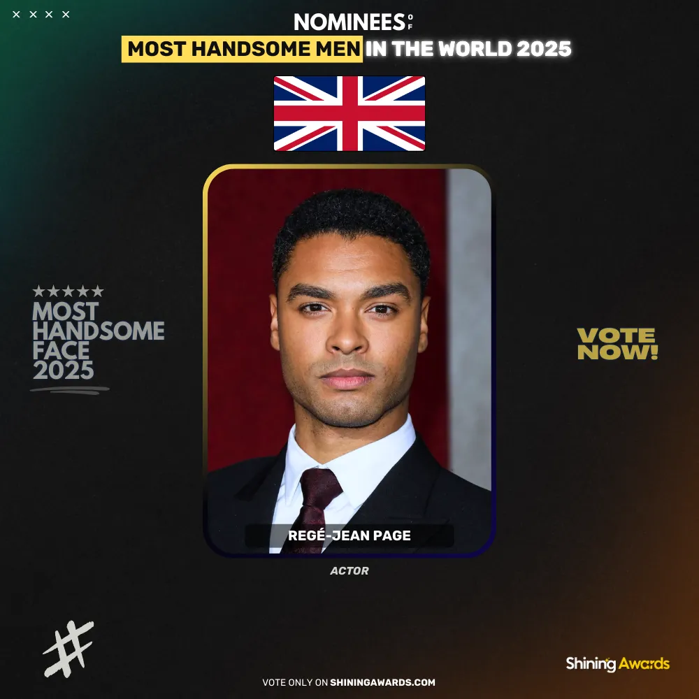 Regé-Jean Page Most Handsome Men In The World 2025