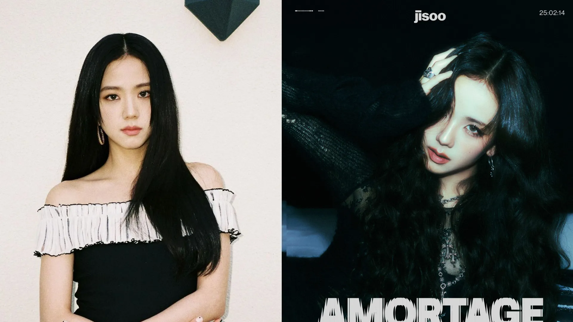 BLACKPINK’s Jisoo Reveals Black Cover for Upcoming Mini Album ‘AMORTAGE’ 1 Jisoo AMORTAGE