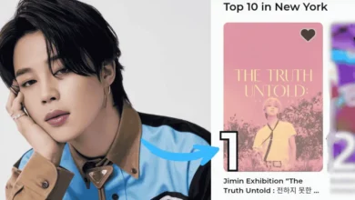 BTS's Jimin Proves US Popularity as Solo Exhibition Tops Best-Seller Chart
