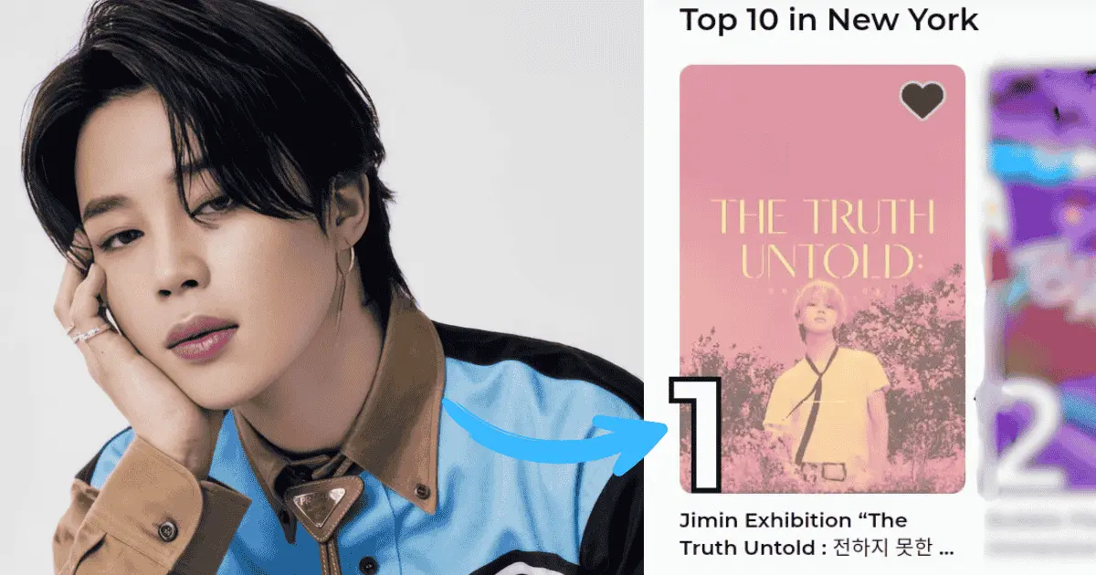 BTS's Jimin Proves US Popularity as Solo Exhibition Tops Best-Seller Chart