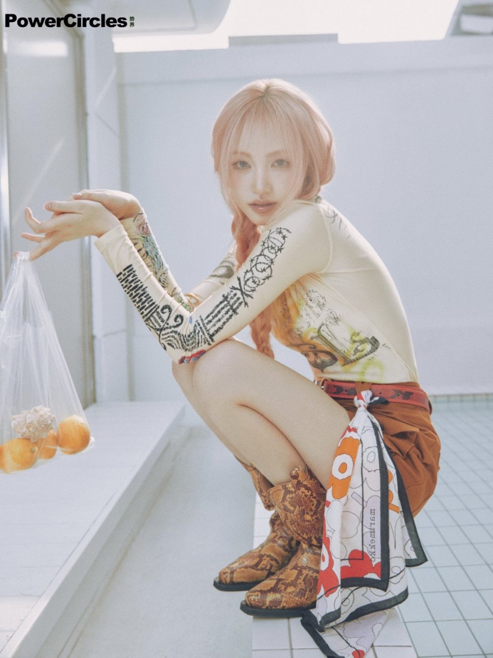 Liz on Chinese Magazine Cover