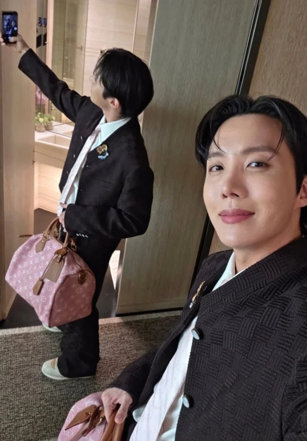 J-Hope of BTS Shares Touching Moment with Gong Yoo in Paris 7 j-hope more Paris photos