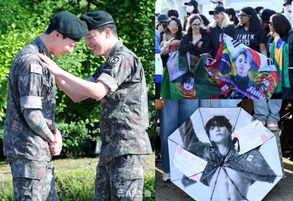 BTS Members Jimin and Jungkook Released From Military Service, Urging Kindness Toward Soldiers 1 BTS’s Jimin and Jungkook discharged from military “The Army is not an easy place, please speak kindly to soldiers”
