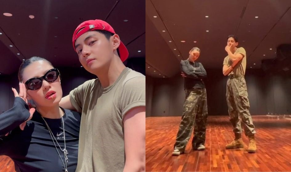 BTS’s V (Kim Taehyung) Returns From Military Service to Dance Studio With Leejung Lee 1 BTS’s V (Kim Taehyung) is fresh out of the barracks and back in the dance studio with Leejung Lee