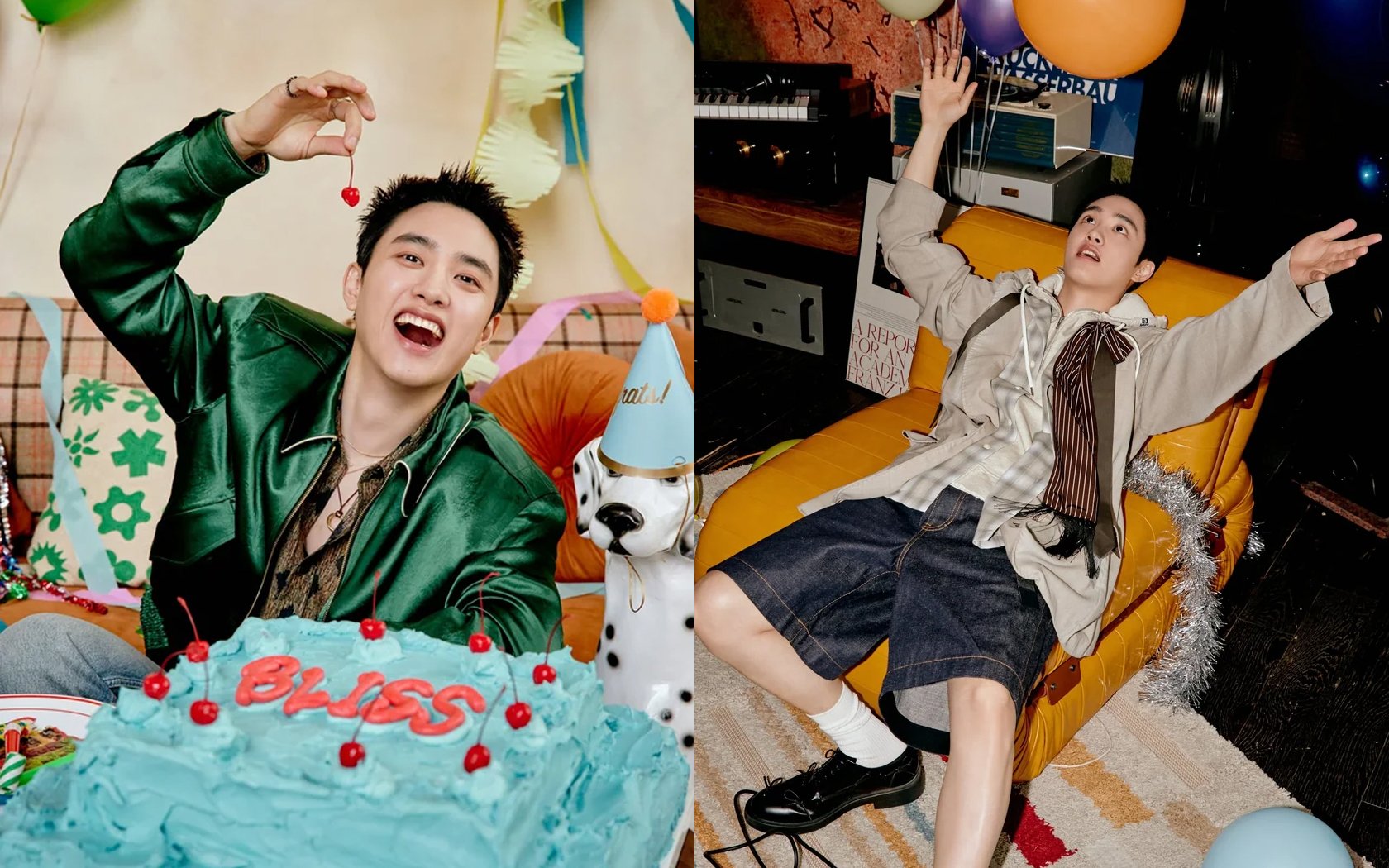 EXO's D.O. Celebrates at a Lively Party in New Teasers for Debut Full-Length Album 'BLISS' 1 EXO's D.O. enjoys a fun party in new teasers for his first full studio album 'BLISS'