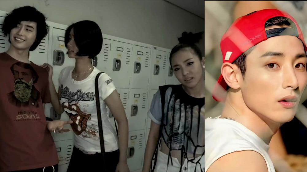 2NE1 with Korean actors in music videos