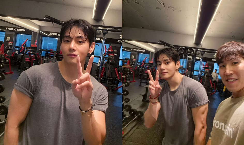 BTS's V (Kim Taehyung) stuns with his impressive physique in new gym photos