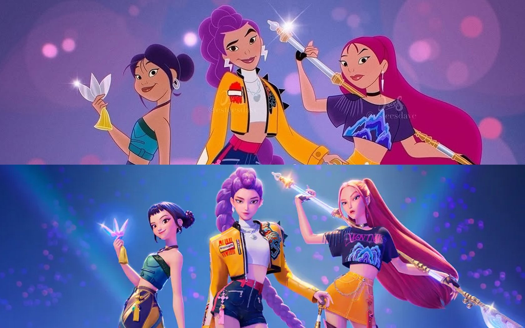 K-netizens express relief that 'K-Pop Demon Hunters' wasn't a Disney project after fan art circulates