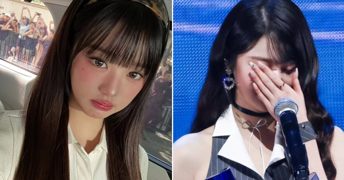 IVE's Wonyoung Holds Back Tears At Award Show — Hit By Hate Comments