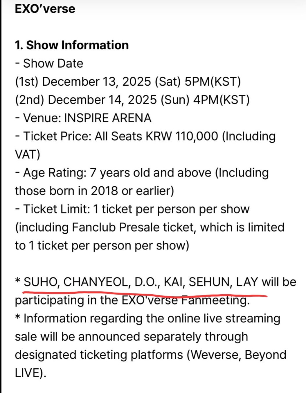 EXO’s Surprise Member Lineup for Upcoming Event Triggers Widespread Backlash 3 EXO Lay