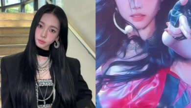 Aespa’s Karina Becomes Viral Sensation for Stunning AI-Like Appearance 29 Karina on LED screen