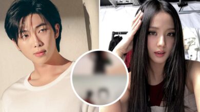 RM and Jisoo London photos