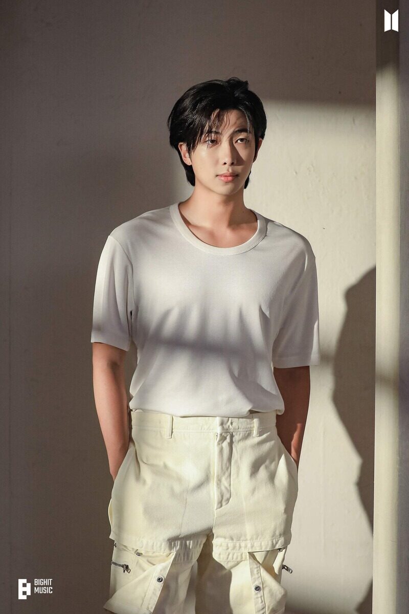 RM in Indigo photoshoot