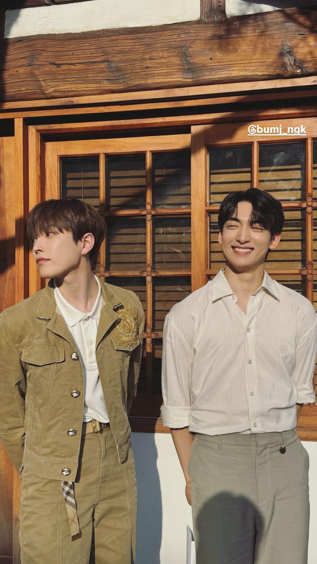 Hongjoong and his brother Bum Joong