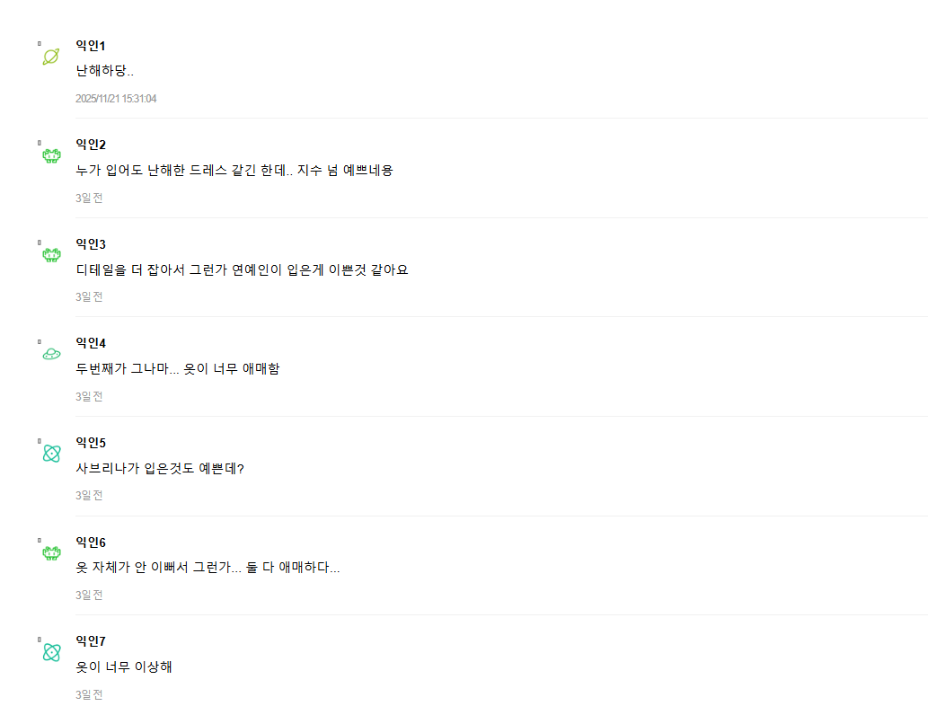 Netizen comments