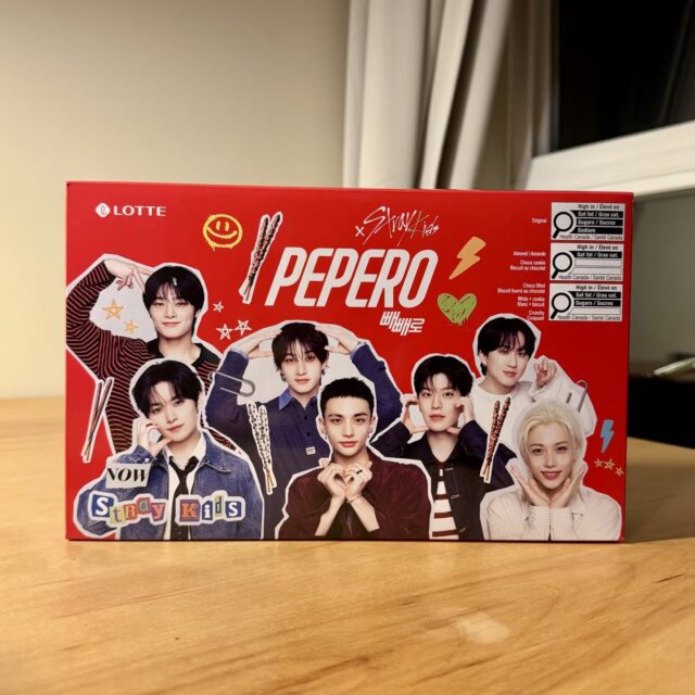 Actual Pepero product missing Han’s image