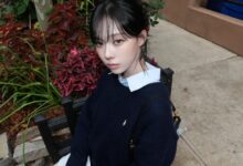 aespa’s Winter at fansign