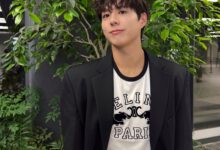 BTS V and Park Bo Gum interaction