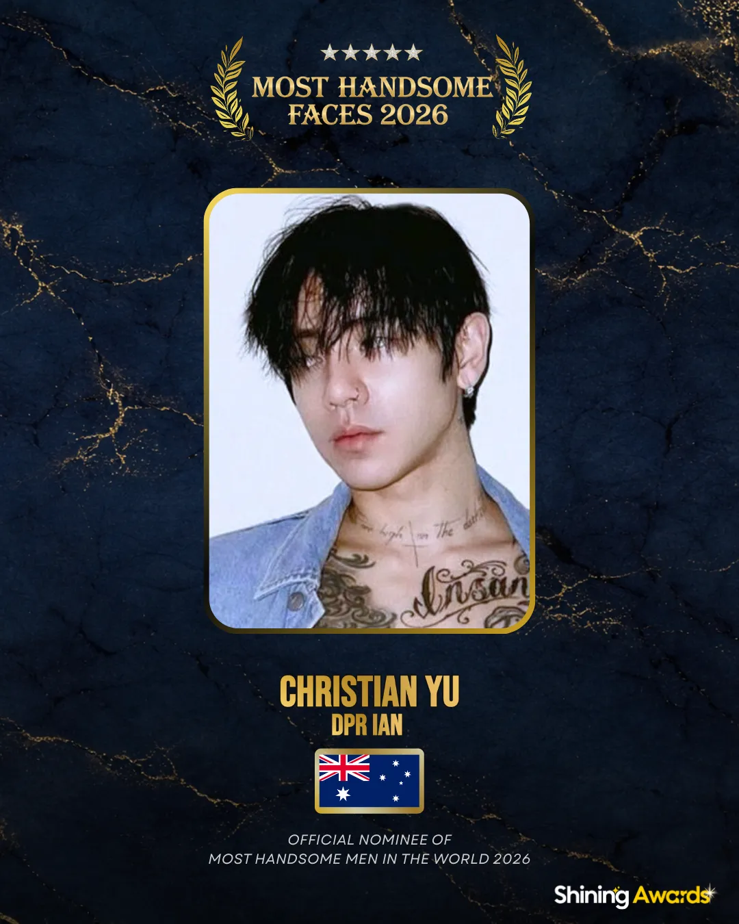 Christian Yu Most Handsome Men In The World 2026 DPR IAN Most Handsome Men In The World 2026