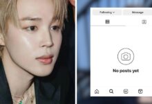 Jimin Instagram cleared