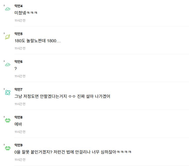 Netizens reacting on Instiz