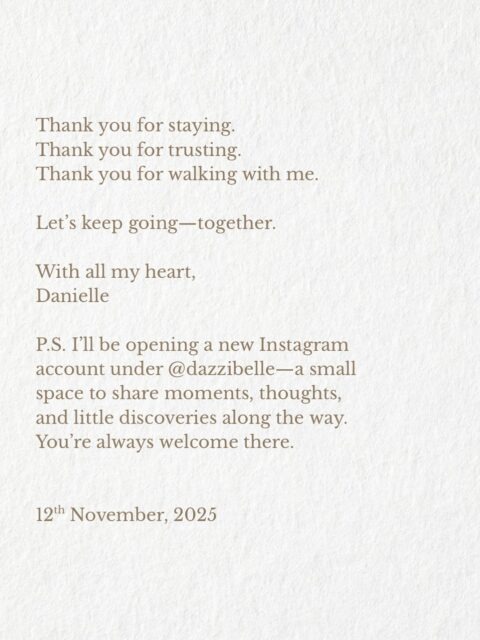 Danielle letter date