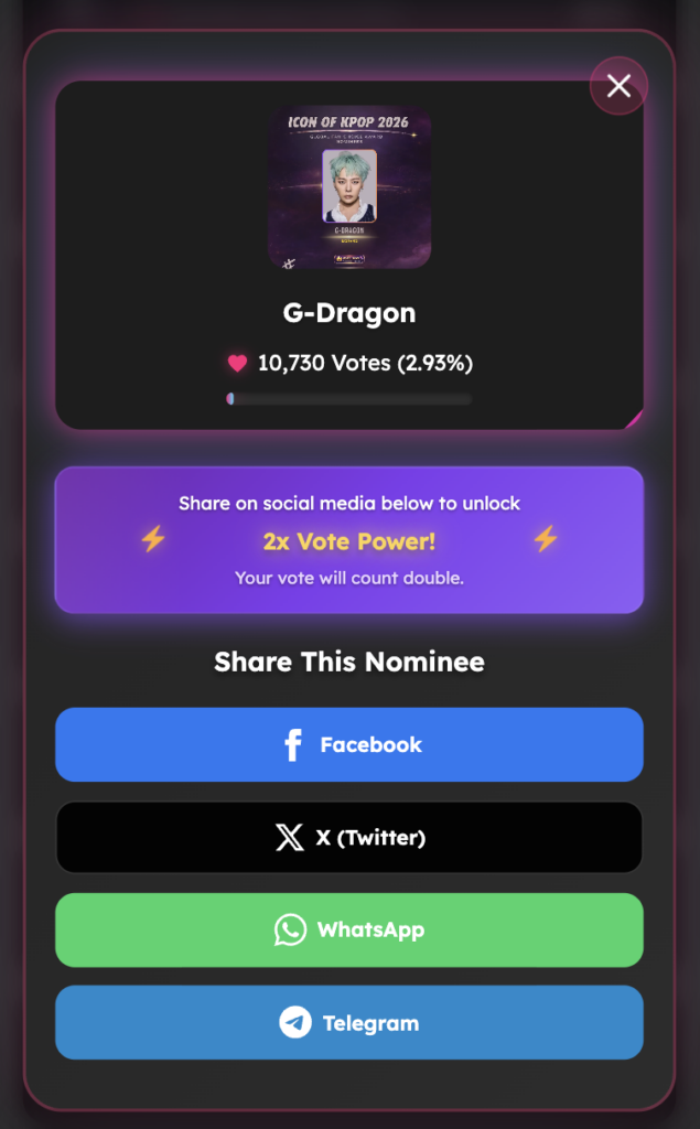 How To Vote On Shining Awards (Tutorial) 8 2X power